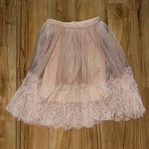 Boutique Lace Midi Skirt